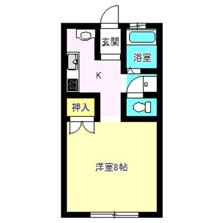 ゆあーずホーム剣崎　Ｂ棟の物件間取画像